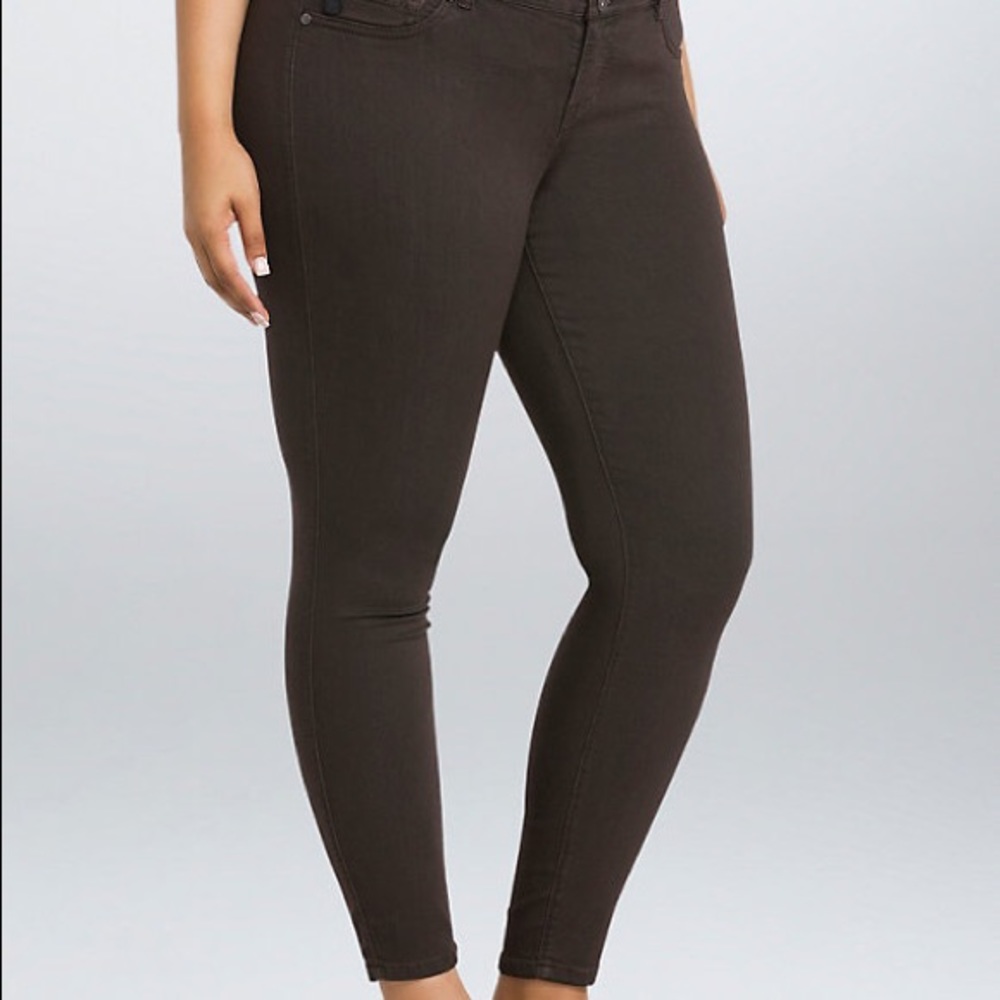 NWT Torrid Brown Jeggings- Size 18